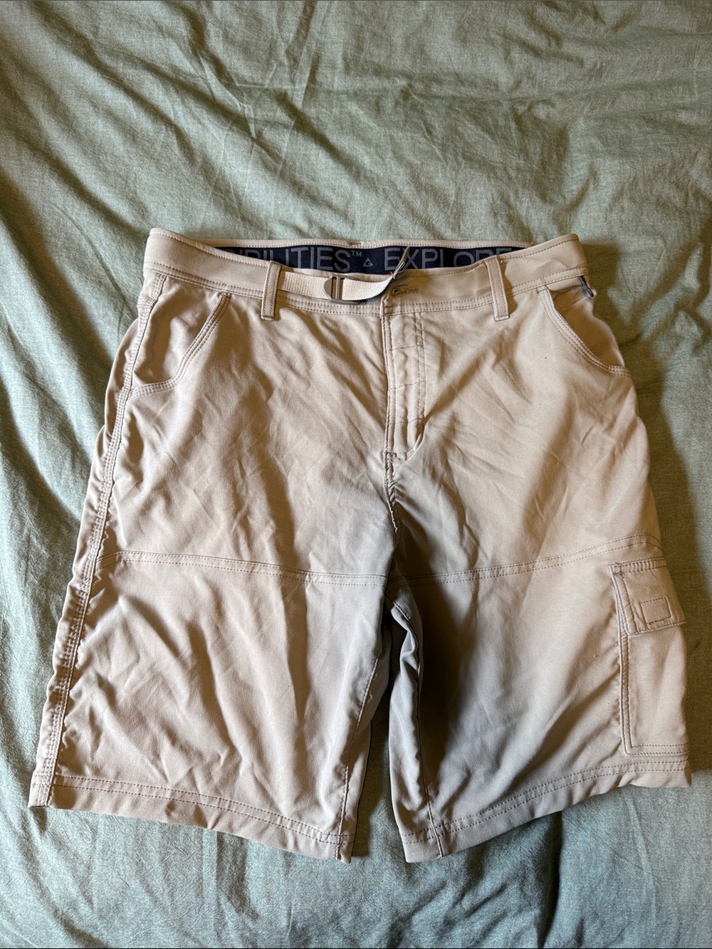 Men's Khaki Cargo Shorts